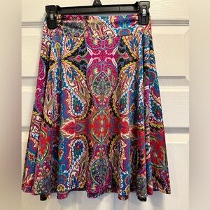 Lularoe Girls Skirt Size 10 EUC - Beautiful Paisley